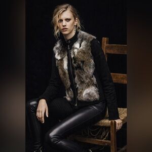 BCBGMAXAZRIA Dimitri Faux Fur Combo Jacket | Jackets & Coats